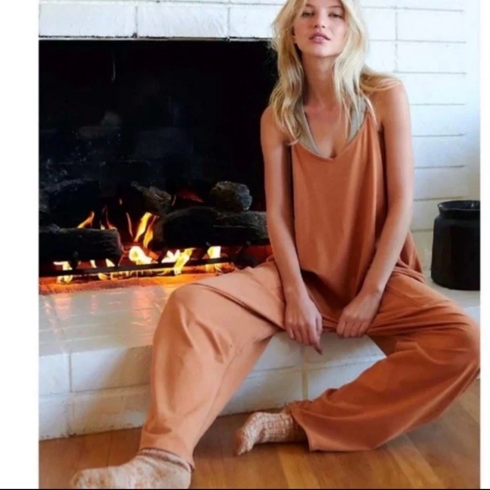 Free people hot shot onesie toasted coconut